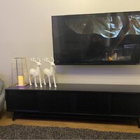 AllModern Burton 79 Media Console Reviews Wayfair